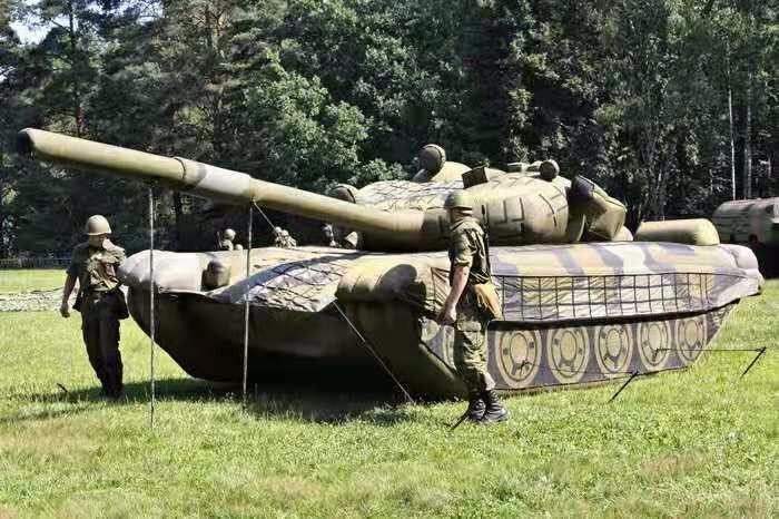 鹿寨大型军用充气坦克