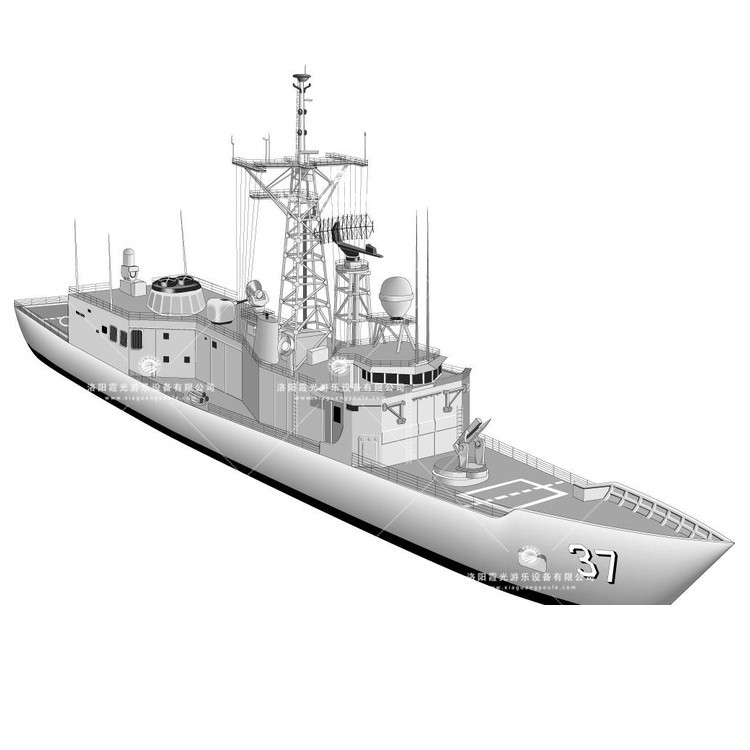 鹿寨充气侦查船模型